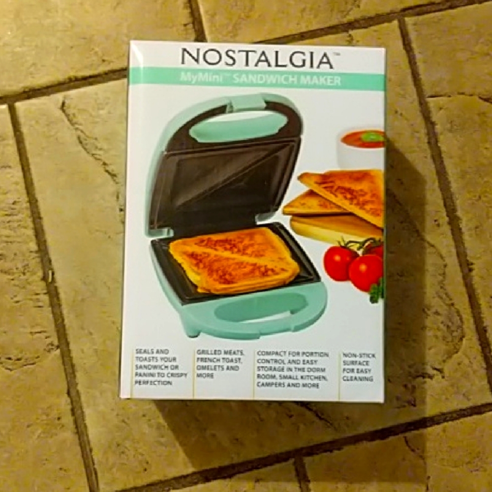 Nostalgia MyMini Sandwich Maker - Mint